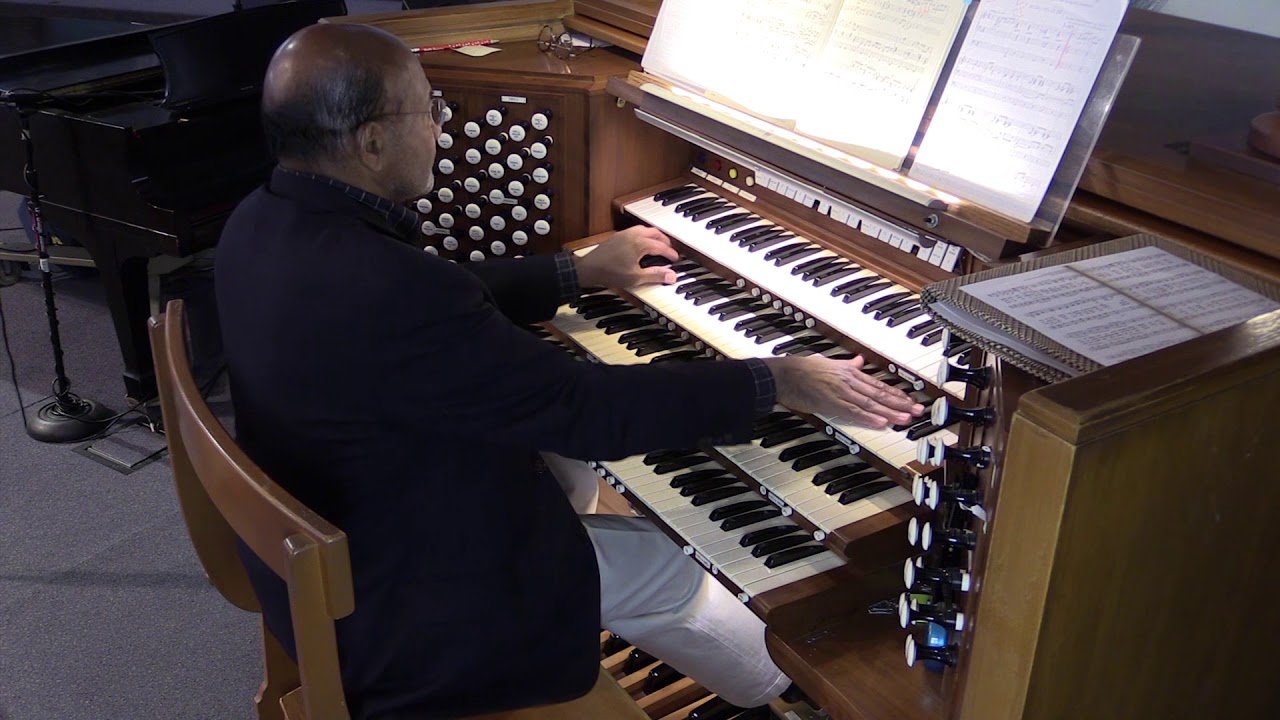 Jazz Hymn arrangements for pipe organ