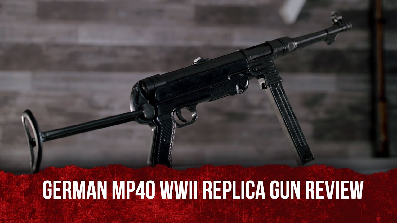 DENIX German MP40 WWII Submachine Replica Gun Review