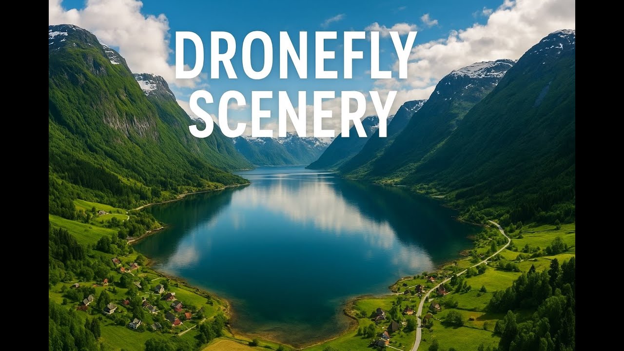 Amazing Norway Flyover With Drone. 2025