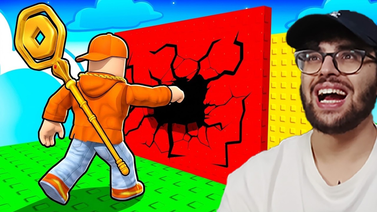 ich werde ZUM RANK 1 SPIELER in ZERSTÖRE WÄNDE für BRAINROTS Roblox