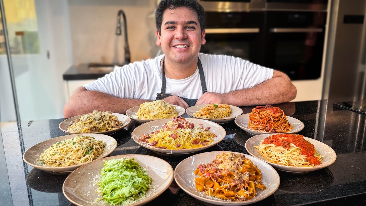 7 SALSAS para PASTA 🍝 (Guía definitiva con el PASO a PASO)