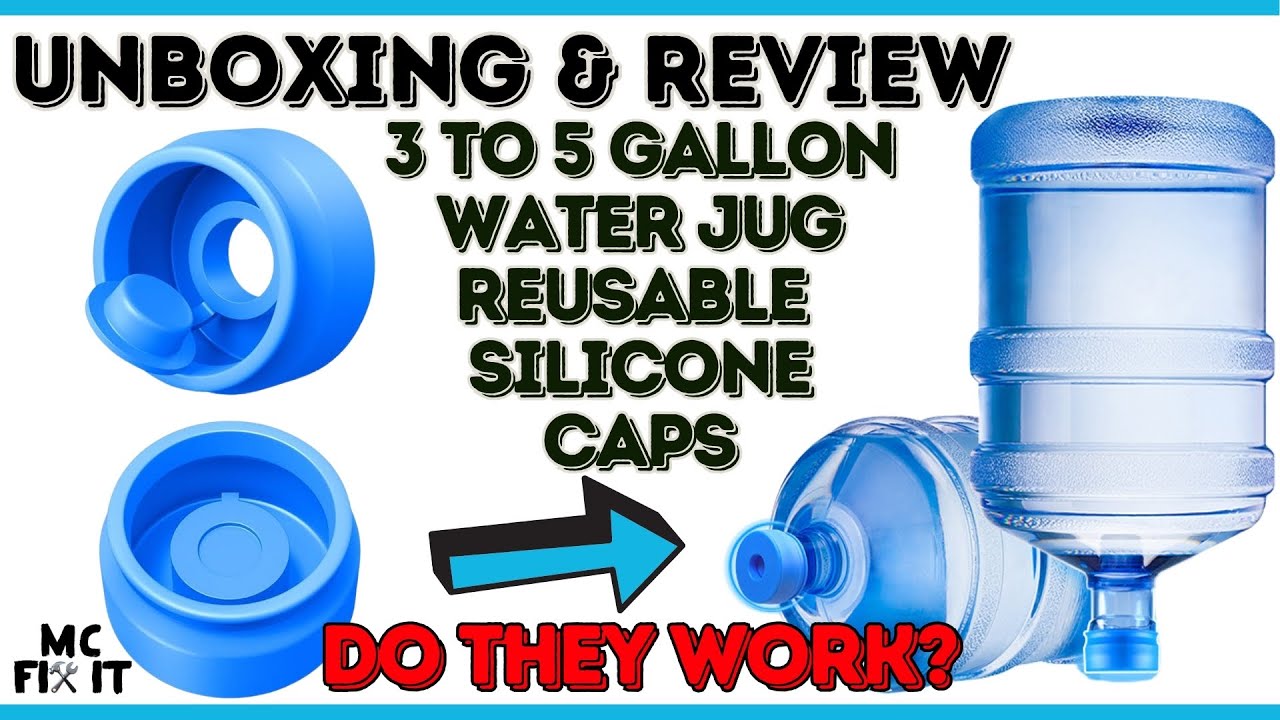 3 to 5 Gallone Water Jug Cap Silicone Reusable Replacement Cap Review
