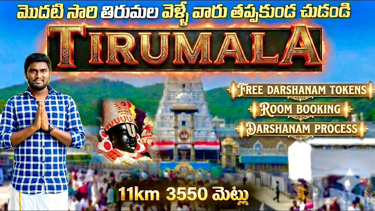 Alipiri Mettu to Tirumala Walk 🚶‍♂️ Full Details | 3550 Steps | Kadapa to Tirupati Journey