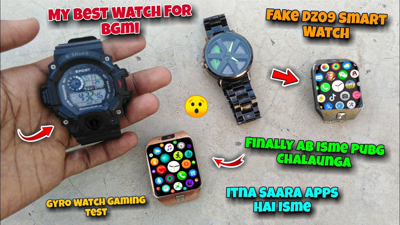 My Best Watch For Bgmi Dz09 Smart Watch Gyro Watch 😯
