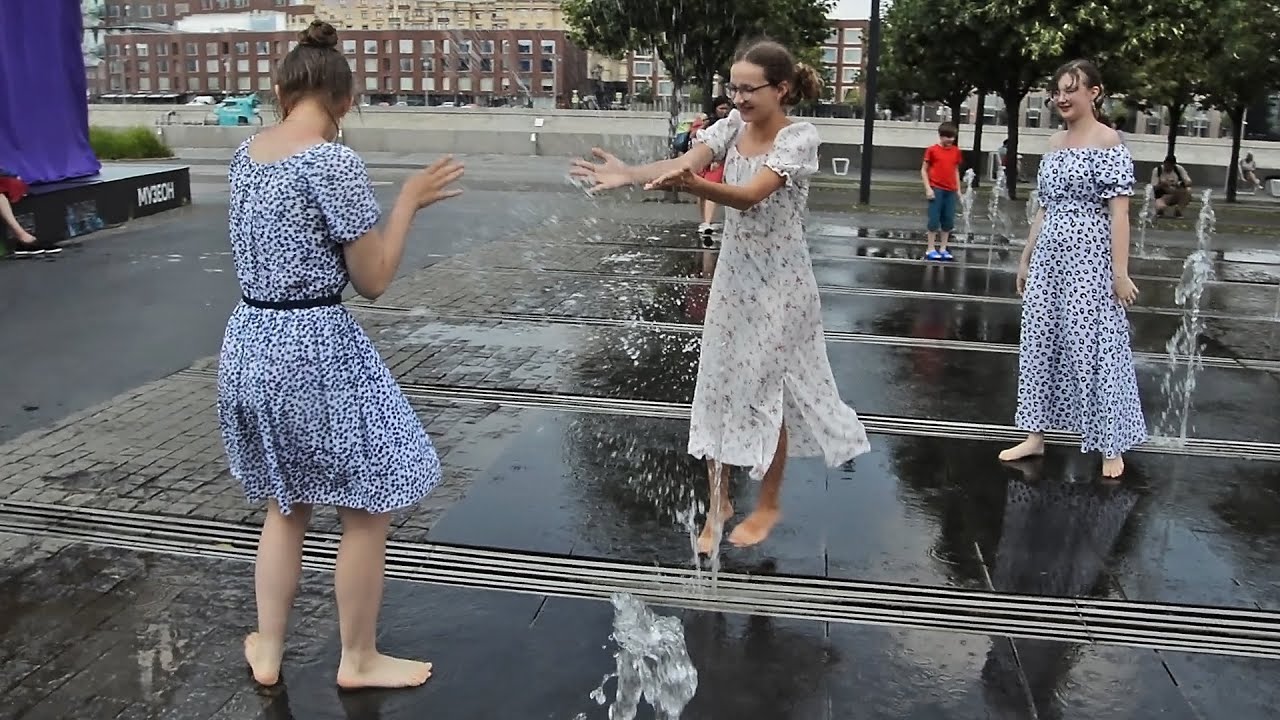 Three girls, a fountain and wet dresses-6! Season 2023./Три девушки, фонтан и мокрые платья-6! 2023г