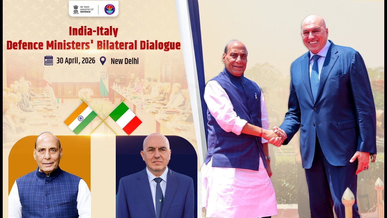 India-Italy Defence Ministers' Bilateral Dialogue