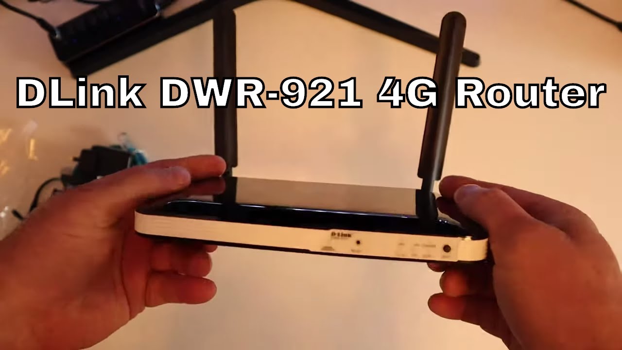 D-Link 4G Router DWR-921 Unboxing