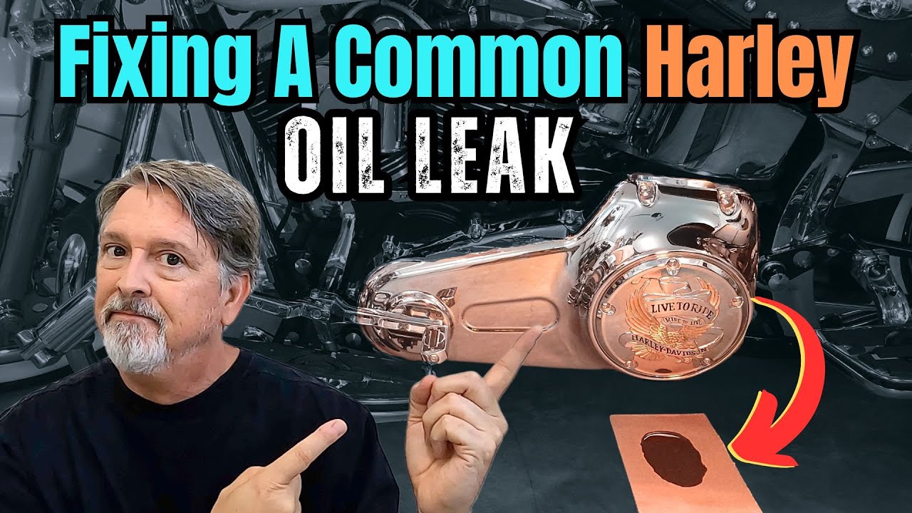 Harley Davidson Engine Oil Leak: The Derby Cover