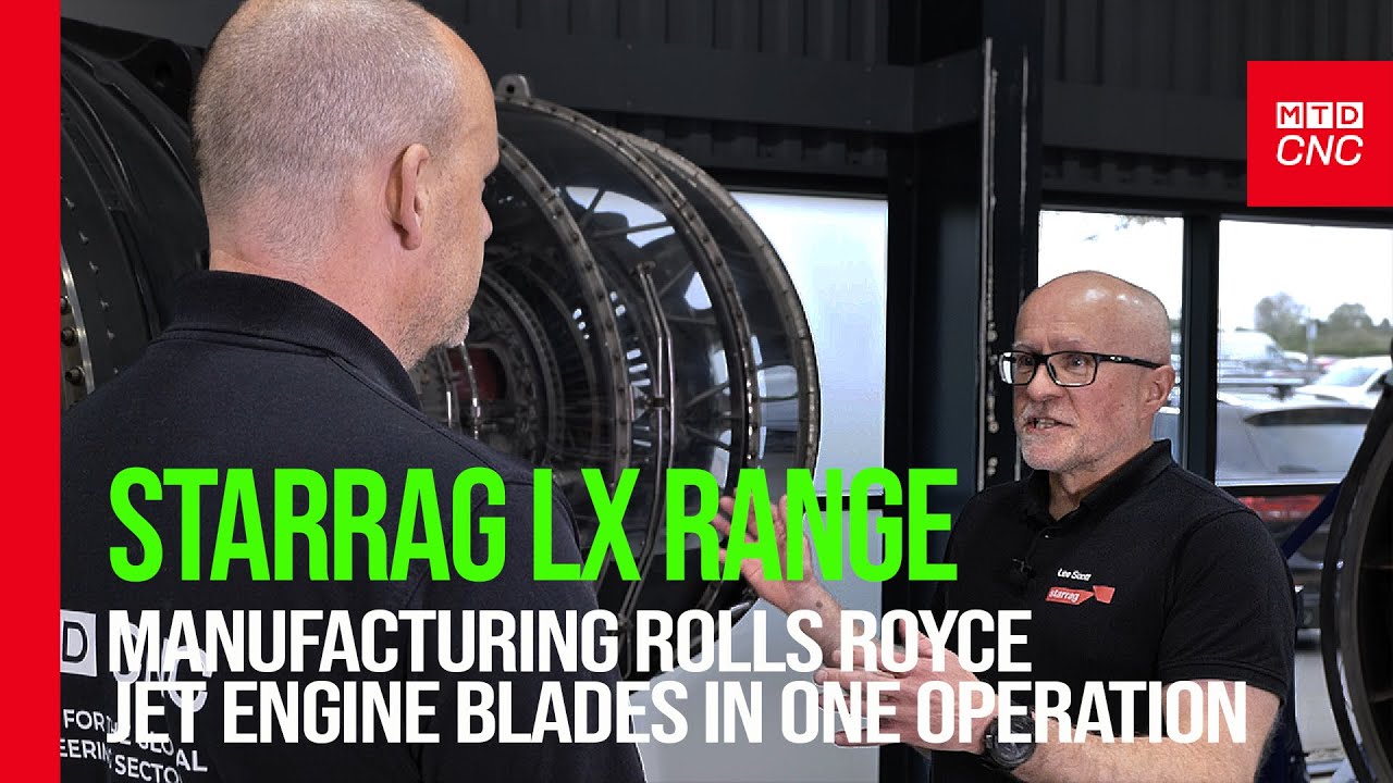 Manufacturing engine blades in a single setup?!
