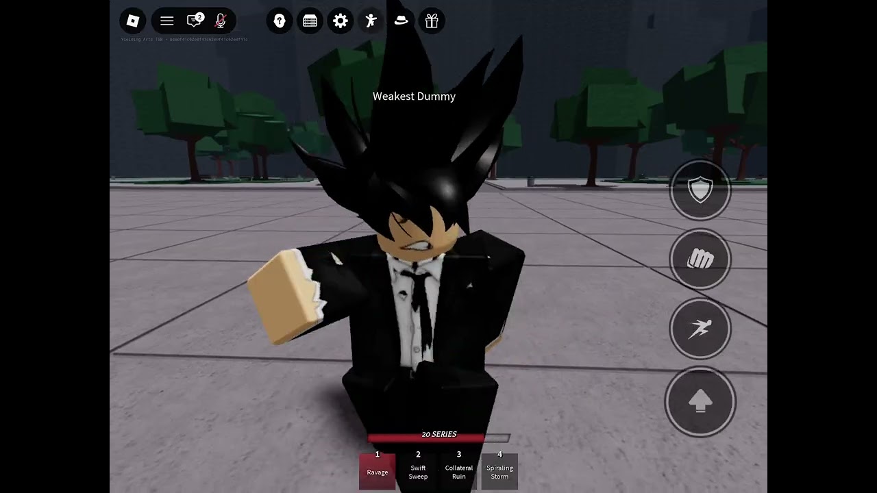 Playing TSB  in  @Roblox 