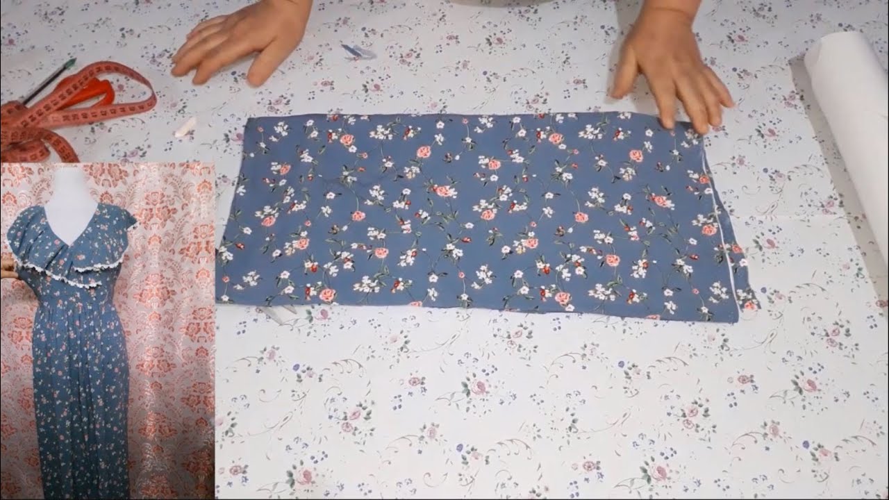 🥰لاول مرة على اليوتوب 😍تفصيل و خياطة مودال ستيل روب😘 بالقصة الحلزونية