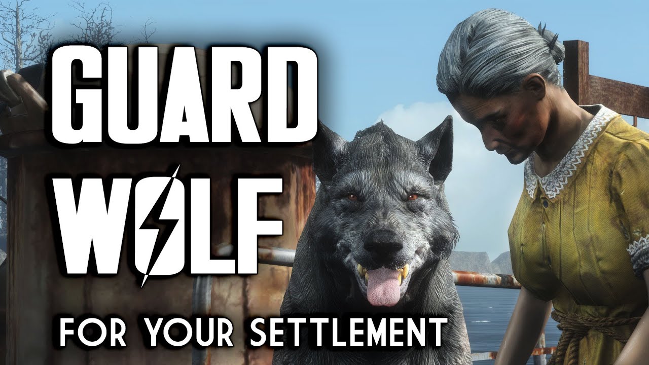 Guard Wolf for Your Settlement - How to Find Erickson the Wolf Tamer - Fallout 4 Far Harbor