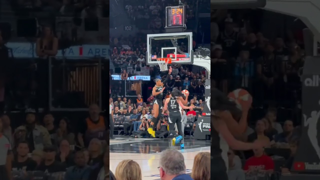 Alyssa Thomas attacks from the top of the key and powers it in! PHX-LVA | WNBA Finals