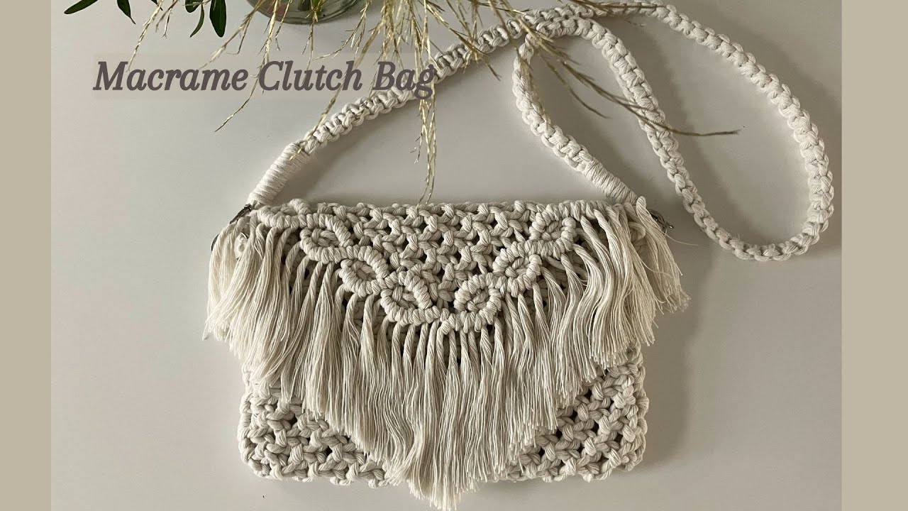 Chic Knots: DIY Macrame Clutch Purse Tutorial