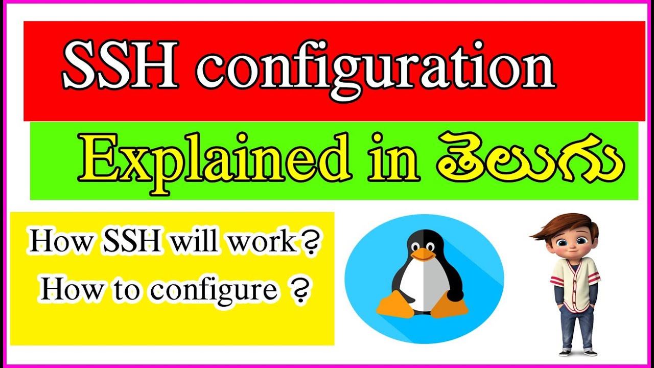 SSH Configuration on Linux/Unix in Telugu | Linux | Unix | Ubuntu | trips and tricks🔥