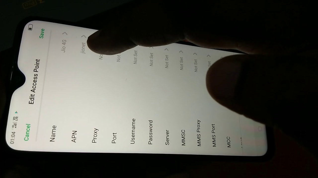 Realme 3 Pro Reliance Jio 4G VoLTE APN Settings Working