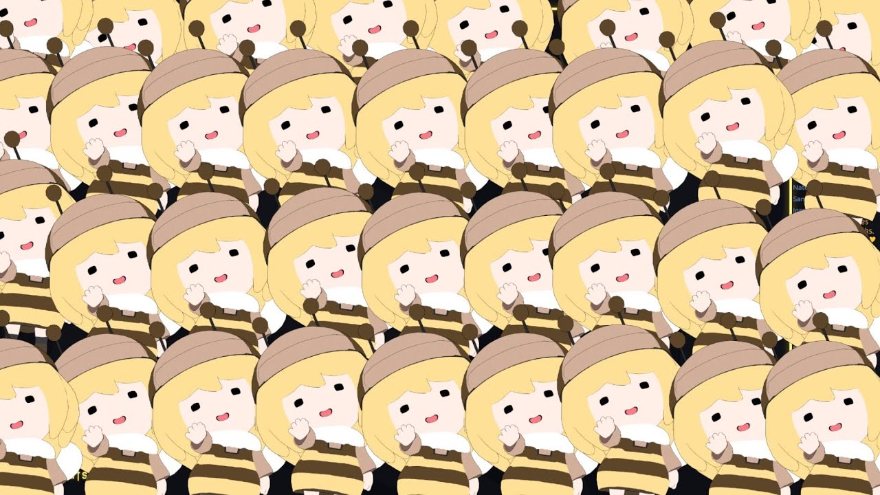 Bless Ame Bee's cute dance