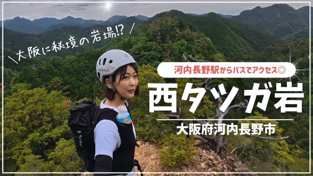 【大阪-タツガ岩】真夏に行きたい！沢×岩登りの大冒険バリエーションルート！大阪にこんな場所があったんや〜【避暑登山】