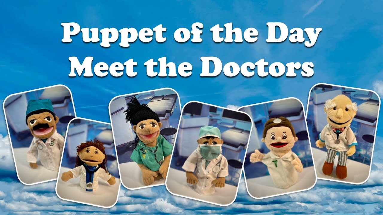 Check out the doctor puppets from Hideaway Hospital in 