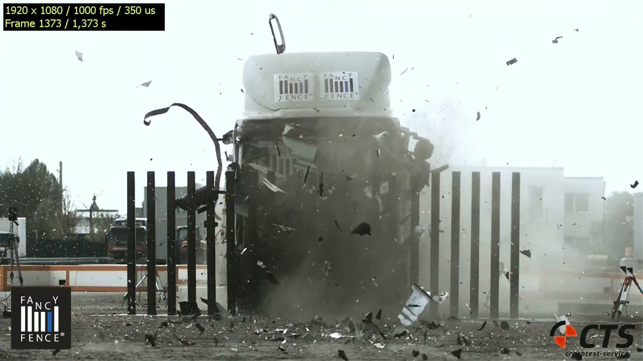 FANCY FENCE high security retractable gate ASTM / IWA