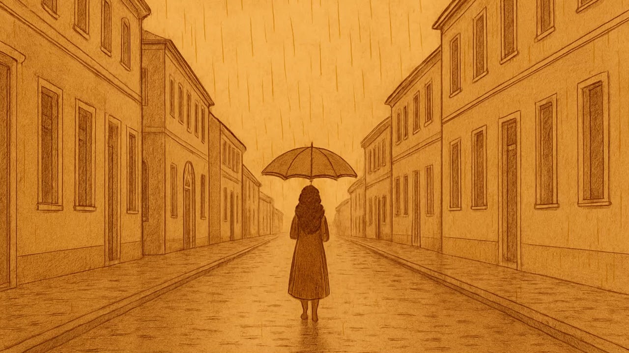 Chuva esconde o que sinto