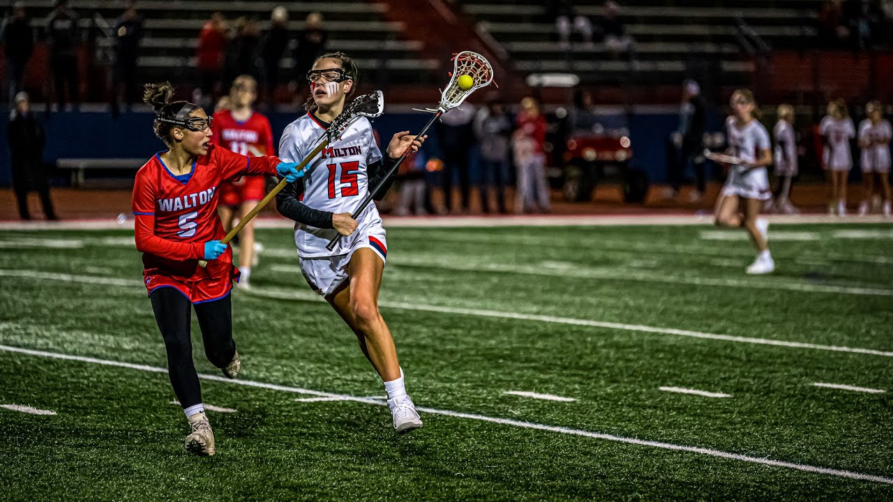TOP 20 MATCH-UP NATIONALLY - Milton vs. Walton - Varsity Girls Lacrosse Highlights