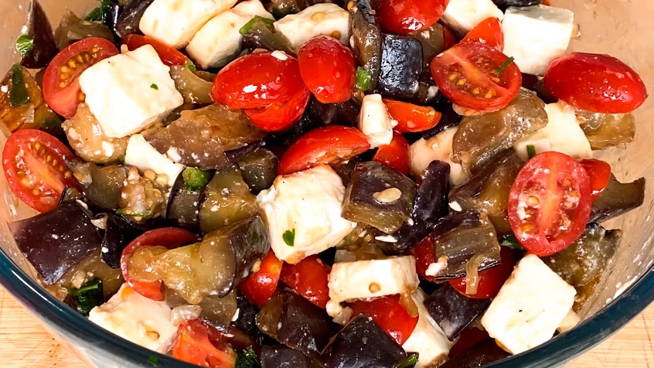 Salade d’aubergines avec 3 ingrédients