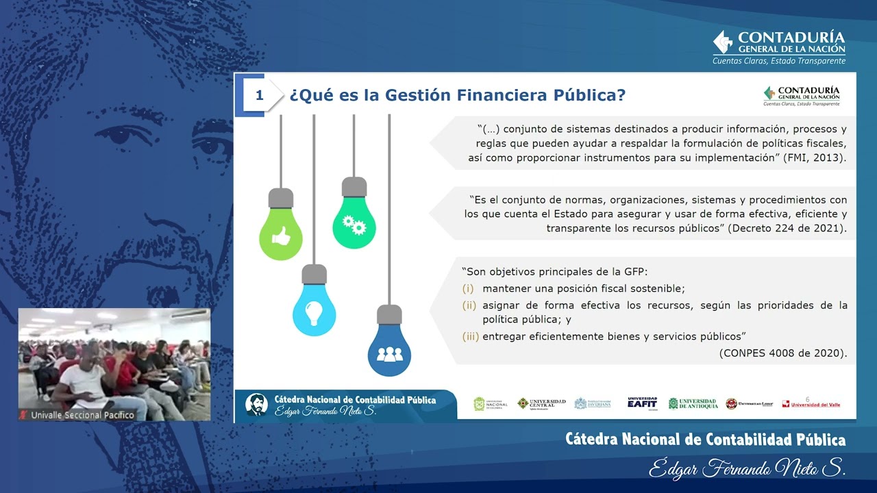 Primera sesión de la Séptima edición de la Cátedra Nacional de Contabilidad Pública