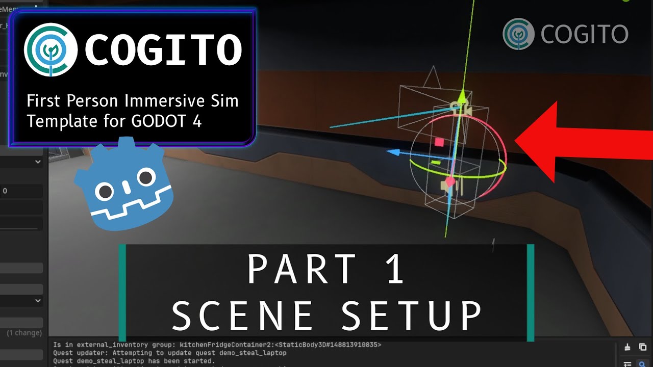 COGITO Tutorial 1 - Scene Setup (Godot)