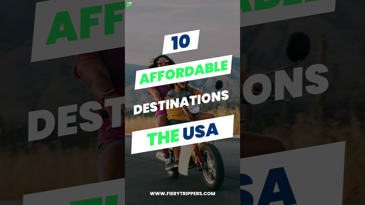 10 Best Affordable  Destinations In The USA #shorts