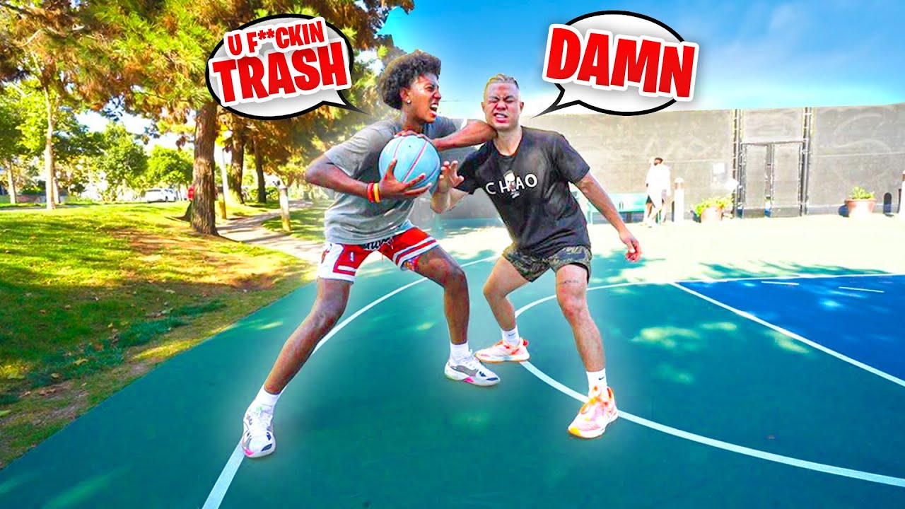 WE ALMOST FOUGHT! Physical 1v1 Basketball Against Marcelas Howard's Little Brother!