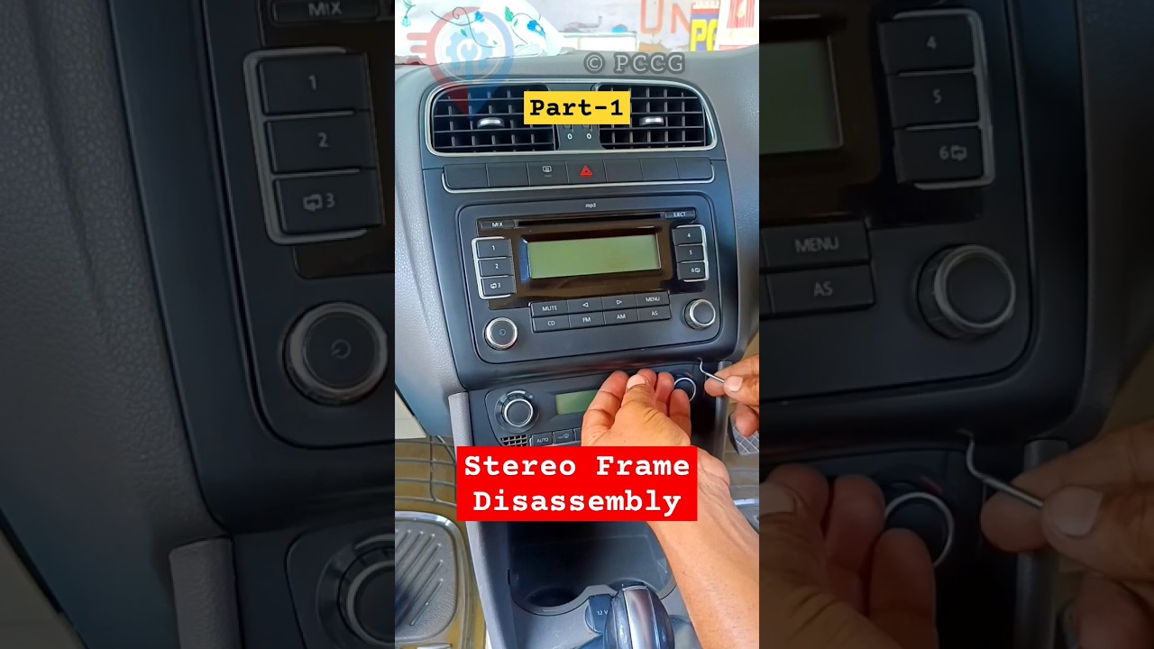 Stereo Frame Disassembly #shorts #pccg #volkswagen #volkswagenvento Part 1