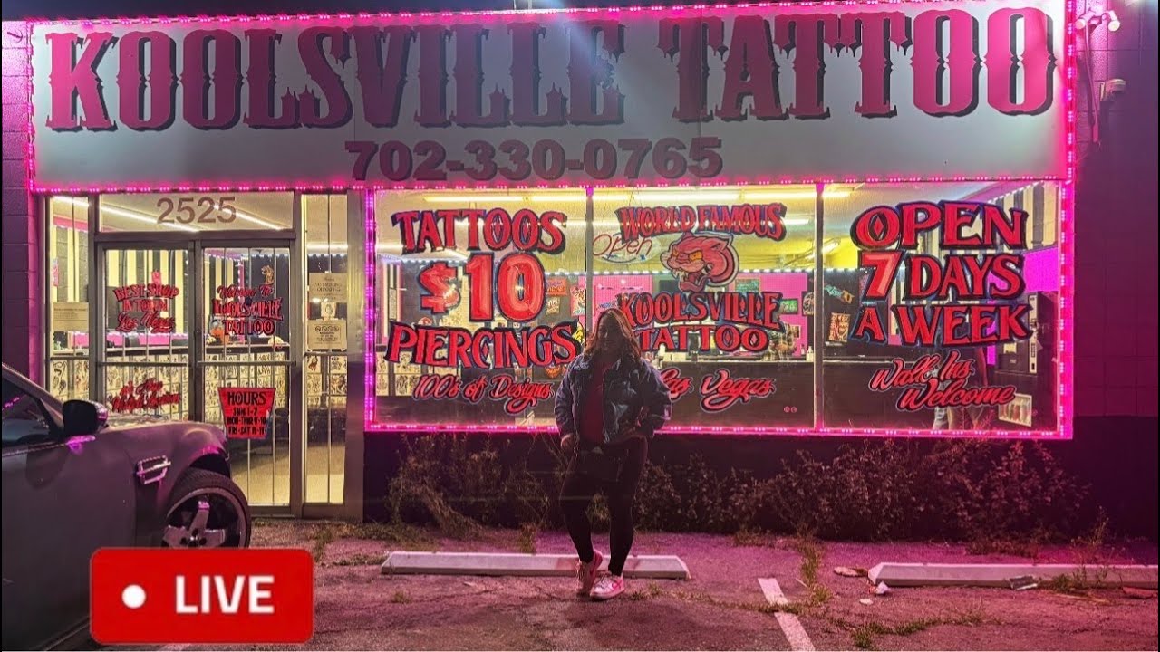 🚨LIVE in LAS VEGAS ❤️Valentines Day Tattoos💕