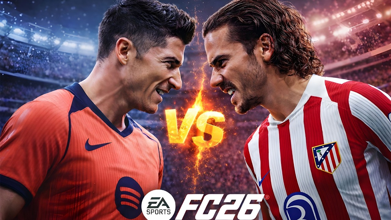 FC 26 - Barcelona vs Atletico Madrid | Copa Del Rey SEMI FINAL | PS5 Pro™ Gameplay 4K60