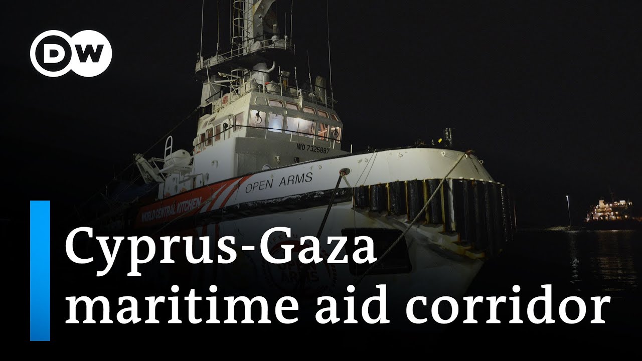 Spanish ship to test sea aid corridor to Gaza | DW News