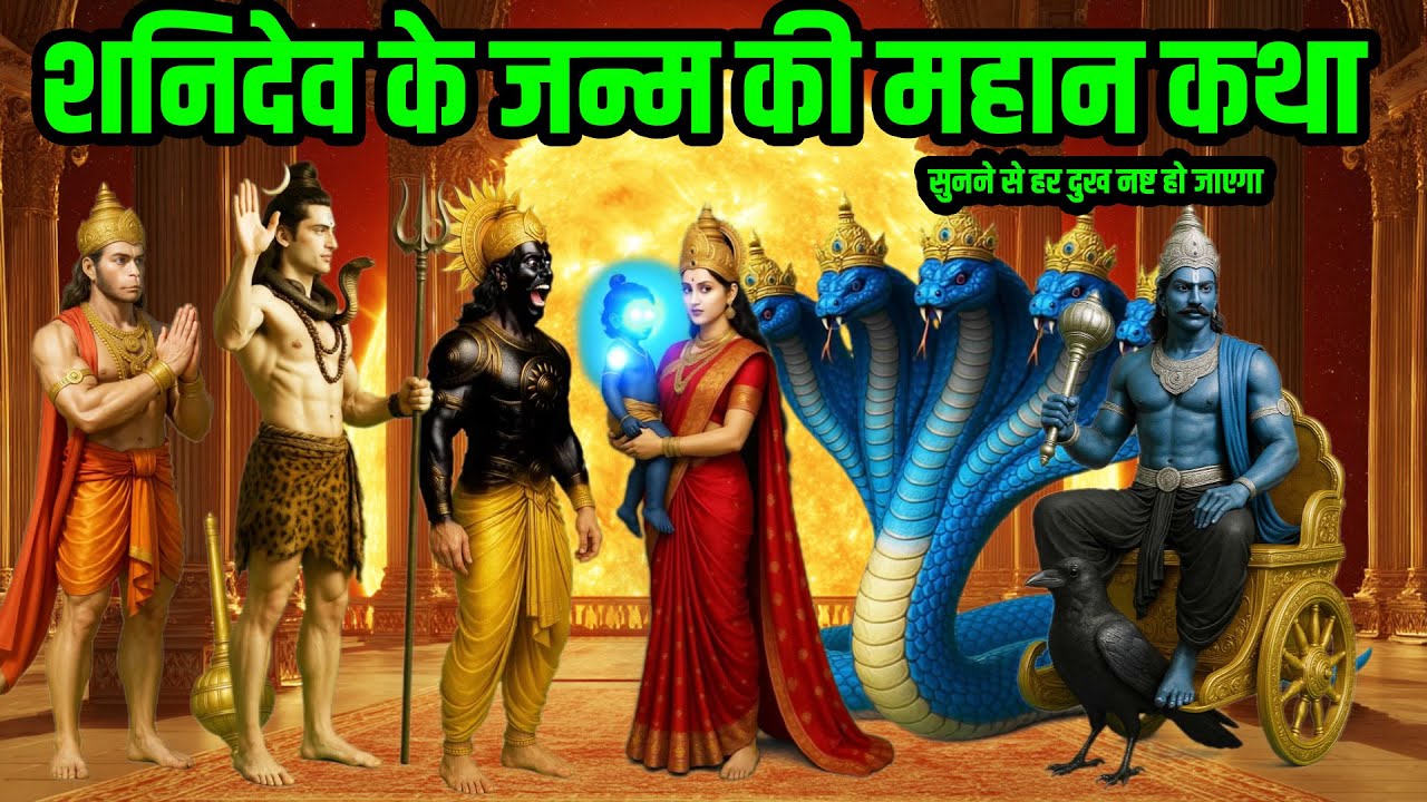 शनिदेव के जन्म की महान कथा सुनने मात्र से दरिद्रता समाप्त होती है | Shani Dev
