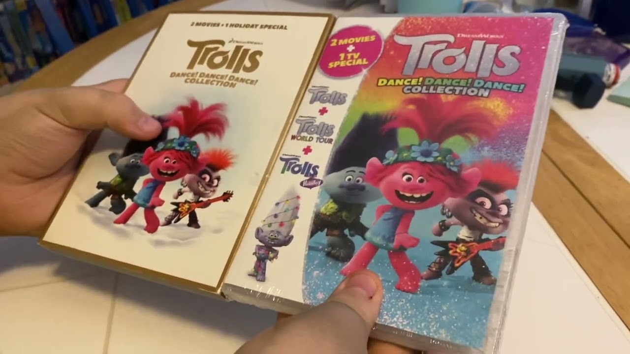 Trolls: Dance! Dance! Dance! Collection DVD Unboxing (New Version)