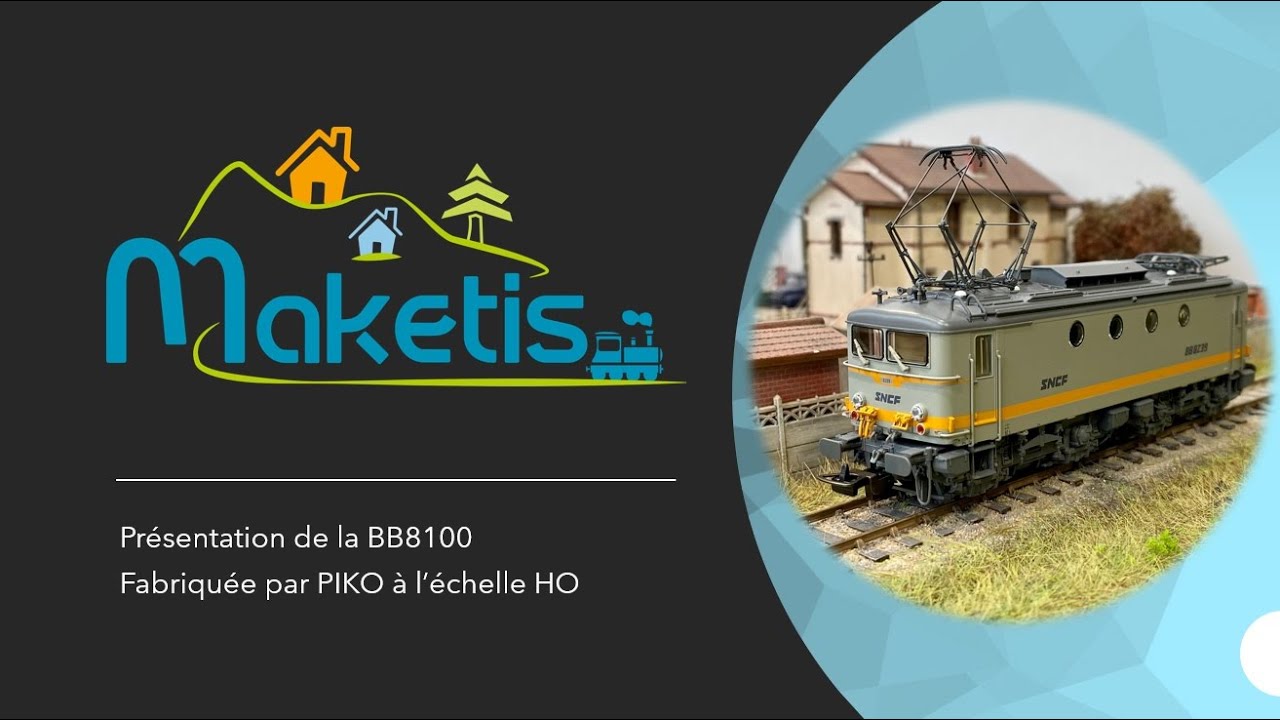Présentation de la BB8100 PIKO à l'échelle HO PI51375 et PI51376