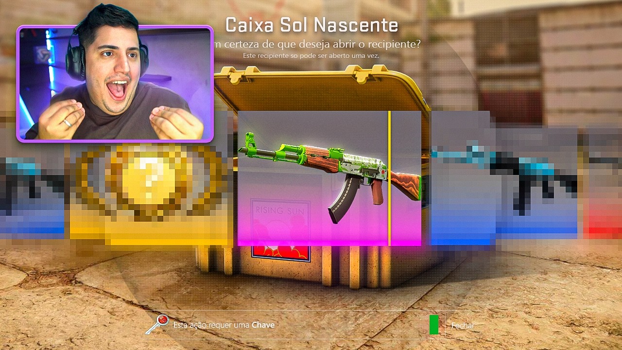 mano, eu tô em choque… CONSEGUI A 5º AK MAIS CARA DO MUNDO no CS 2 (HYDROPONICA FACTORY NEW)
