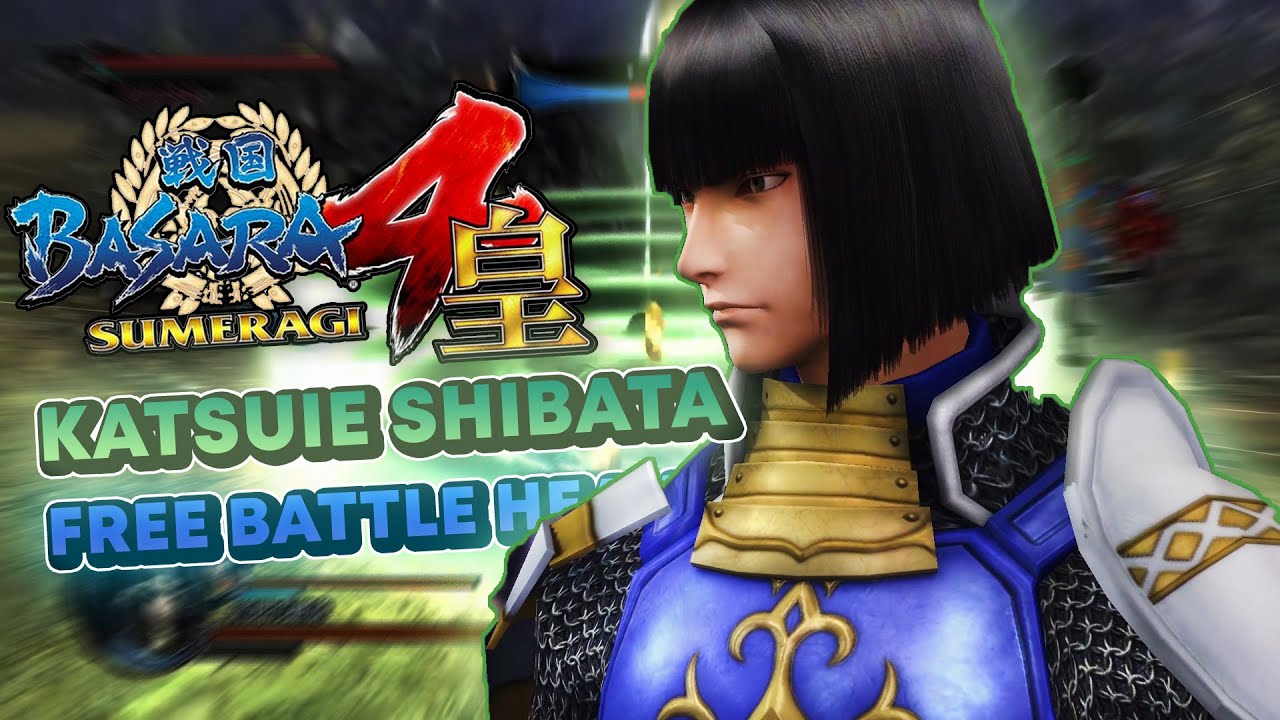 Katsuie Shibata Free Battle Mode Difficulty [Heaven]-Sengoku Basara 4 Sumeragi Gameplay NoCommentary