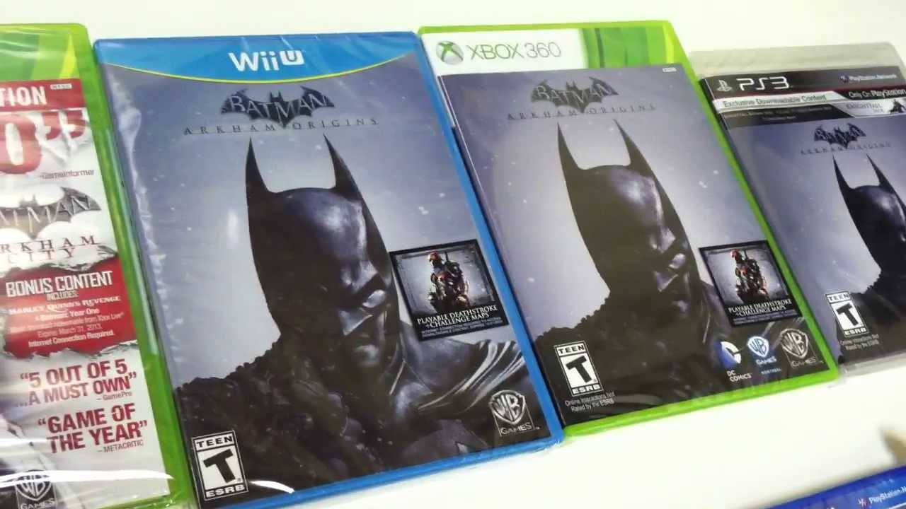 Распаковка Batman Arkham Origins Xbox 360 PS3