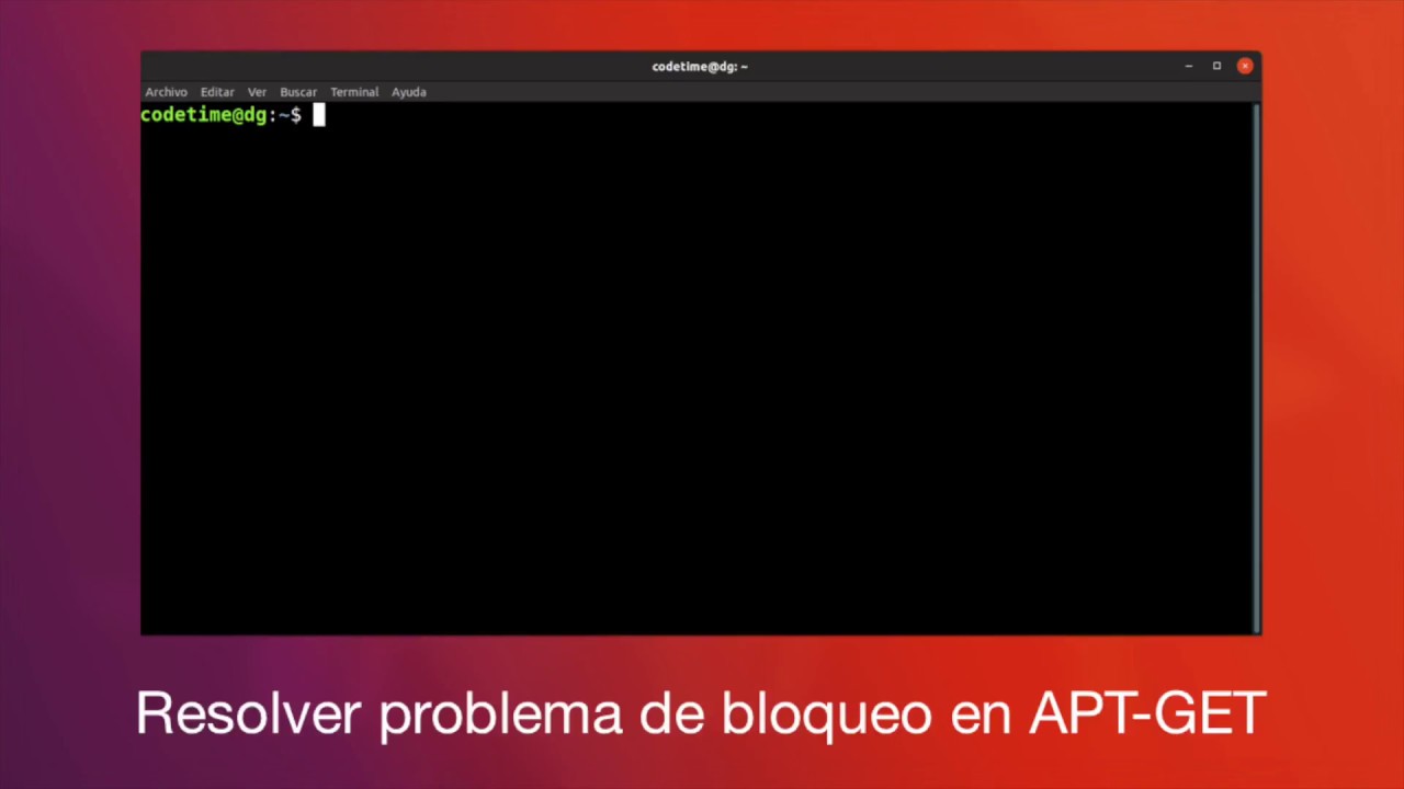 Resolver problema de bloqueo en APT GET en Linux