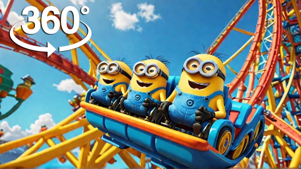 What Happens When You Combine Giant Minions with a Roller Coaster in 360° VR?