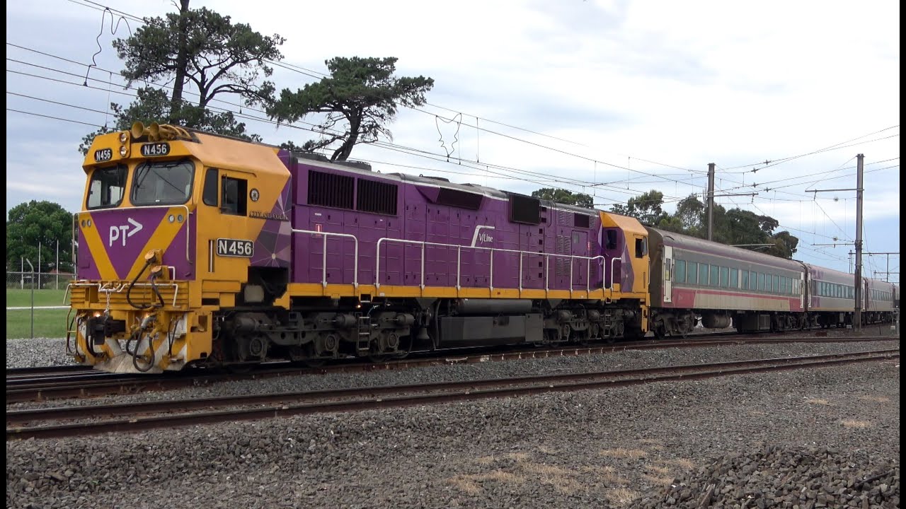4K NEW! Complex Tracks and Trains at Broadmeadows