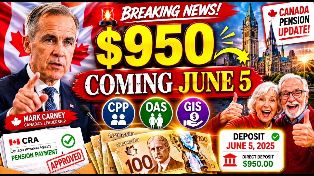 $950 Coming June 5 &ndash; What Every CPP OAS GIS Senior Must Do Before It's Too Late