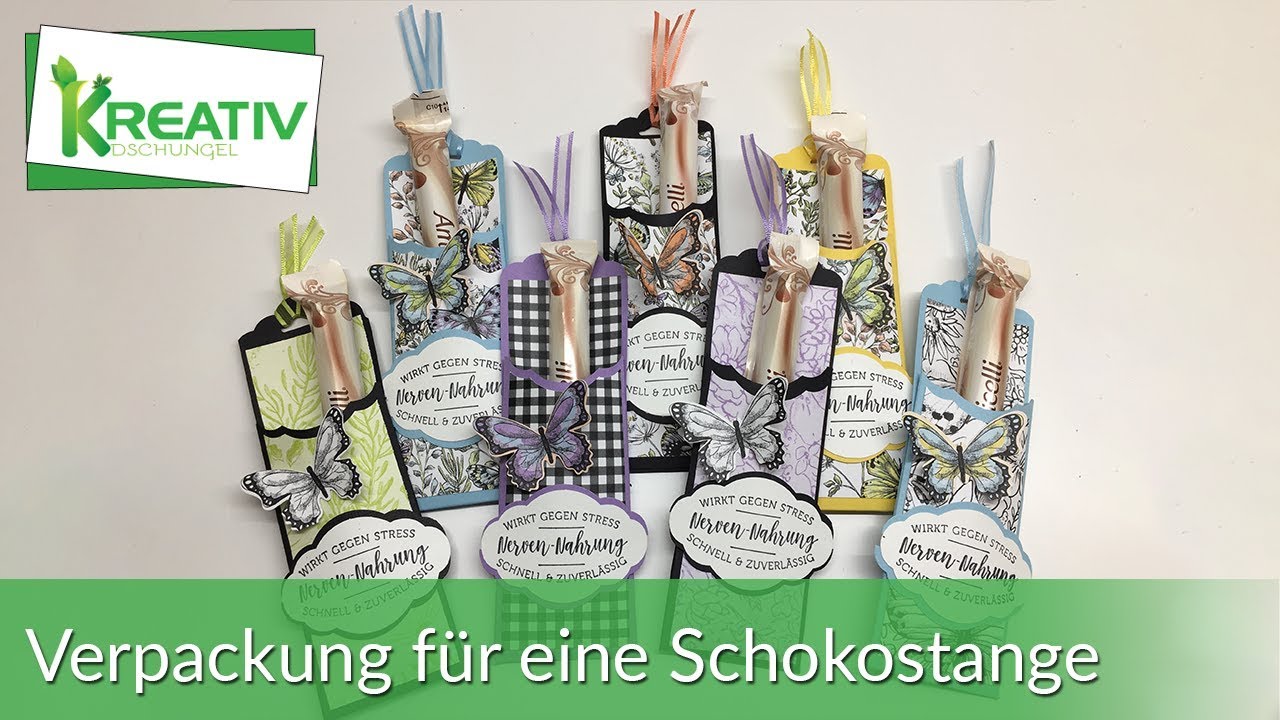 Verpackung für eine Schokostange