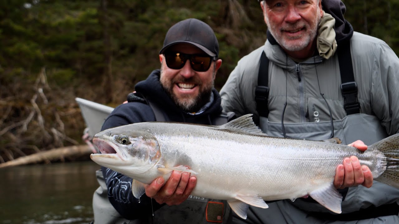CATCHING BIG STEELHEAD IN YAKUTAT ALASKA