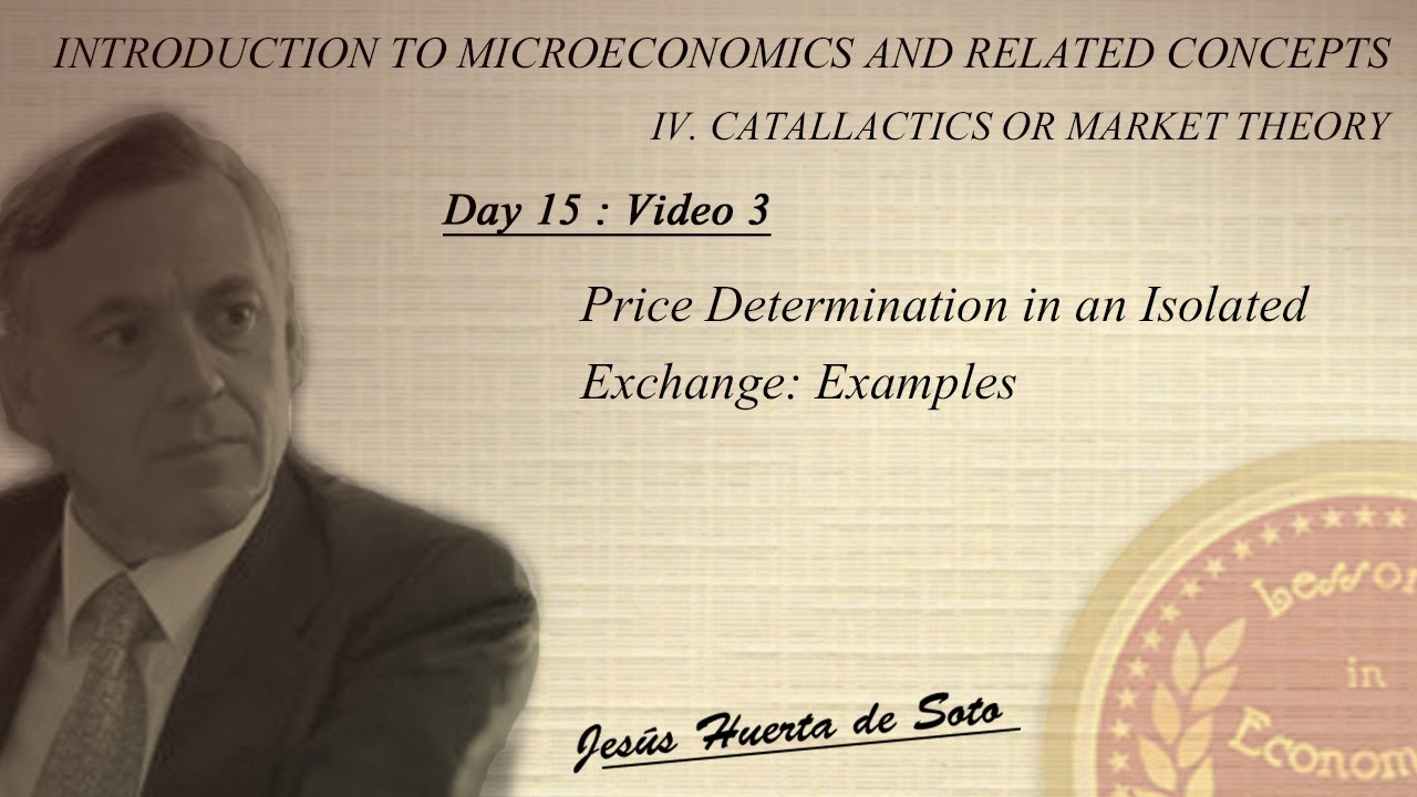 D15:V3 |  Price Determination in an Isolated Exchange: Examples