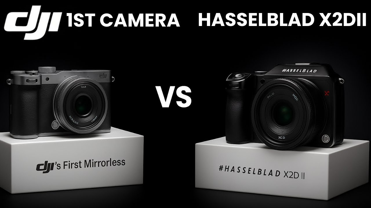 DJI&rsquo;s First Mirrorless Camera vs Hasselblad X2D II - Can DJI Really Beat Hasselblad at Its Own Game!