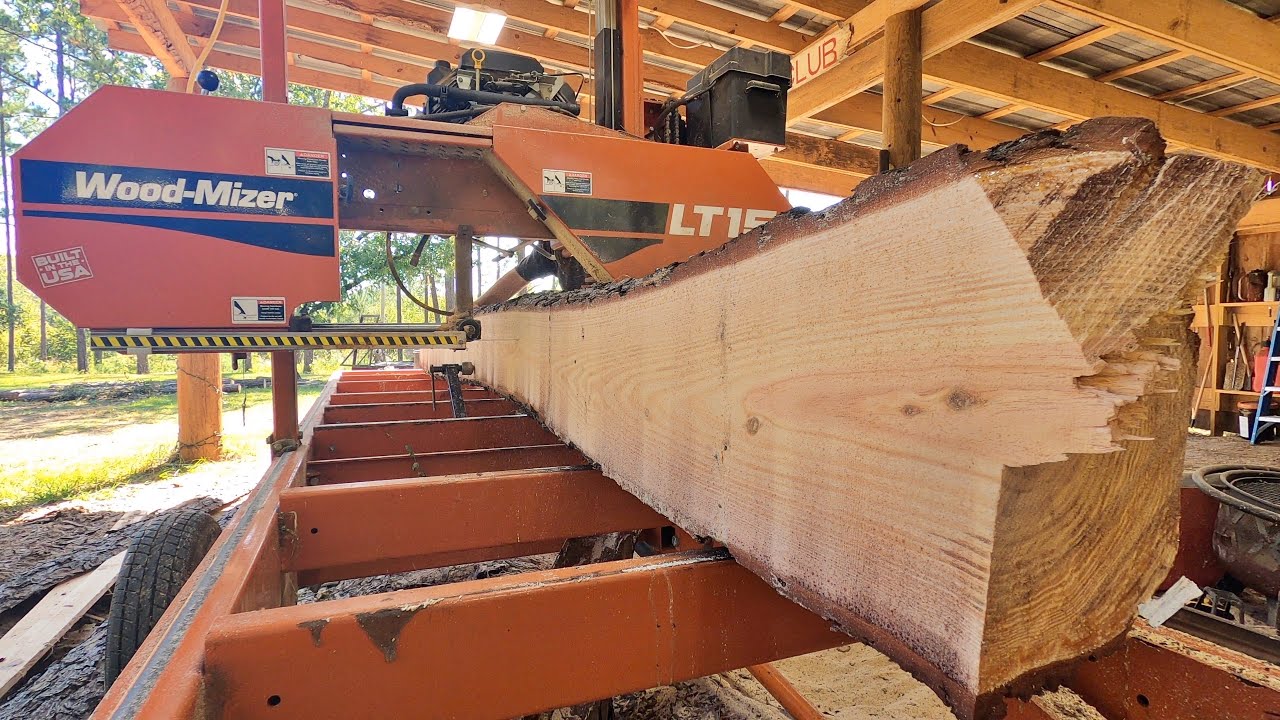 Homegrown Lumber on a Mobile Sawmill